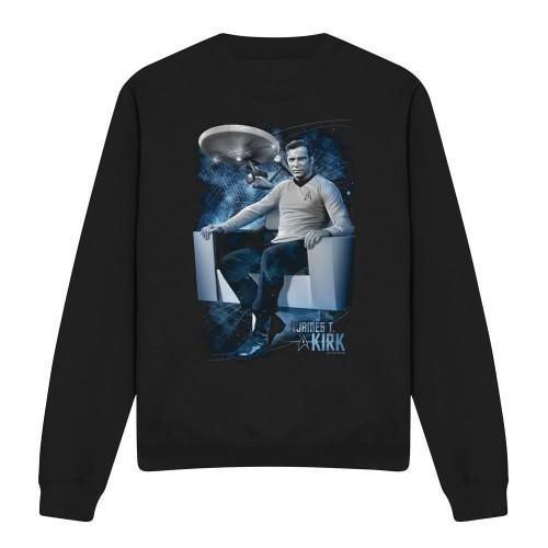 Star Trek Unisex Adult Captain´s Chair Sweatshirt
