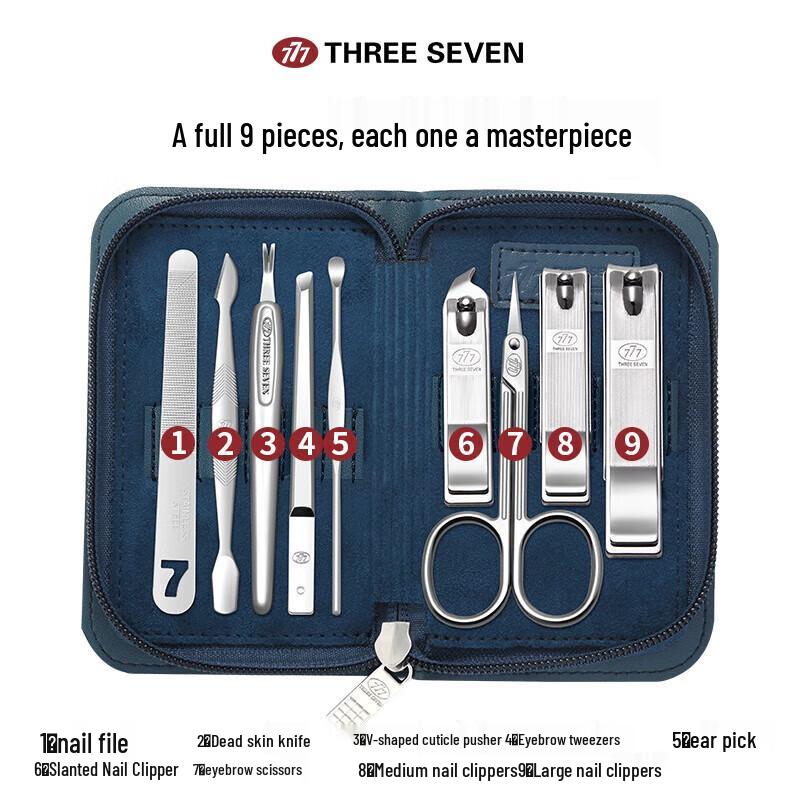 777 Nine-Piece Nail Care Set
