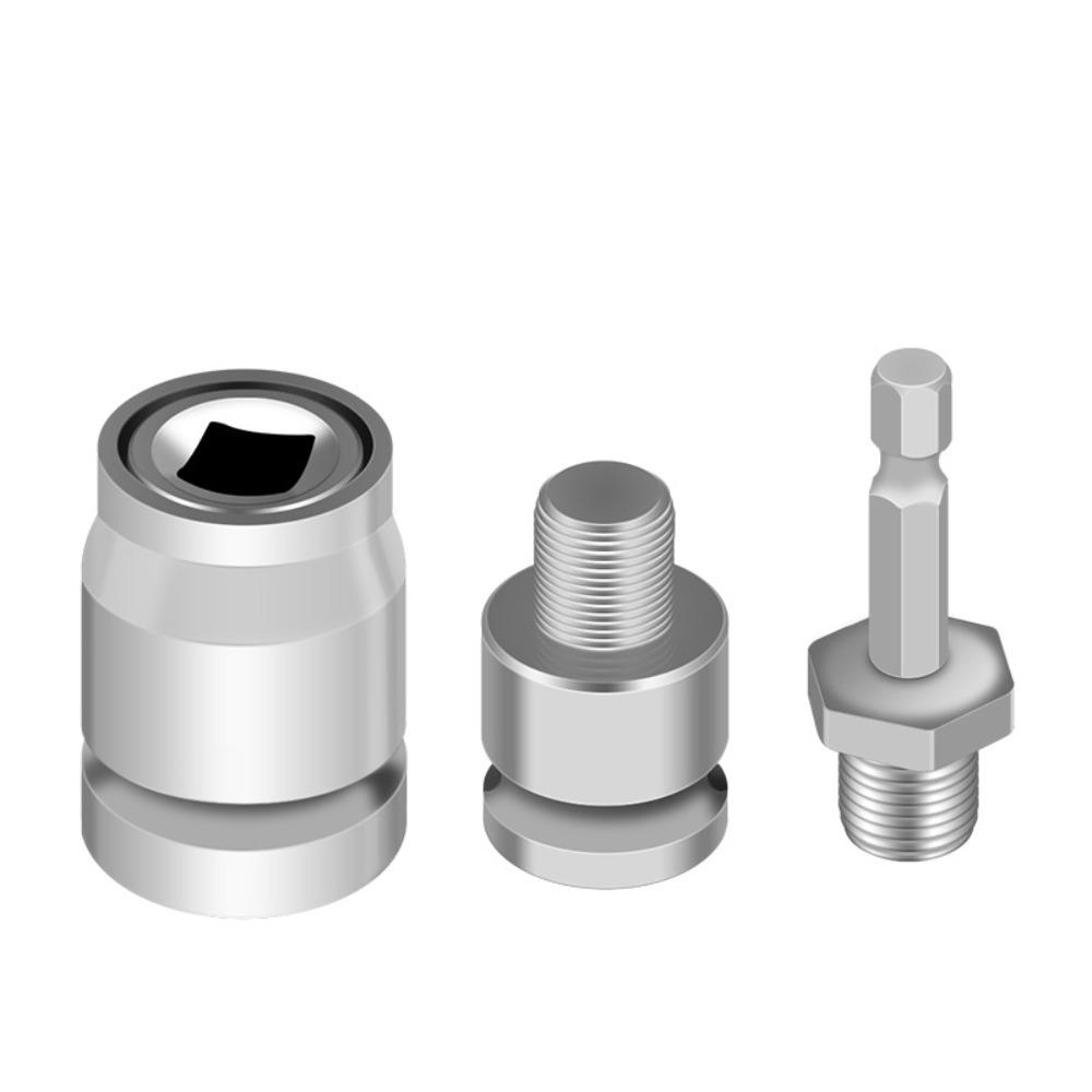 Square Handle Drill Chucks Conversion Head Set Quick Release Drill Adapter Electric Drill