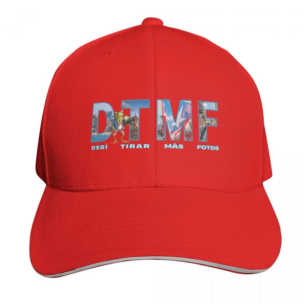 Бэд Баннис Деби Тирар Мас Фотос ДТМФ Кепка Модная Повседневная Бейсболки Регулируемая Шляпа Хип-Хоп Летняя Унисекс Бейсболки