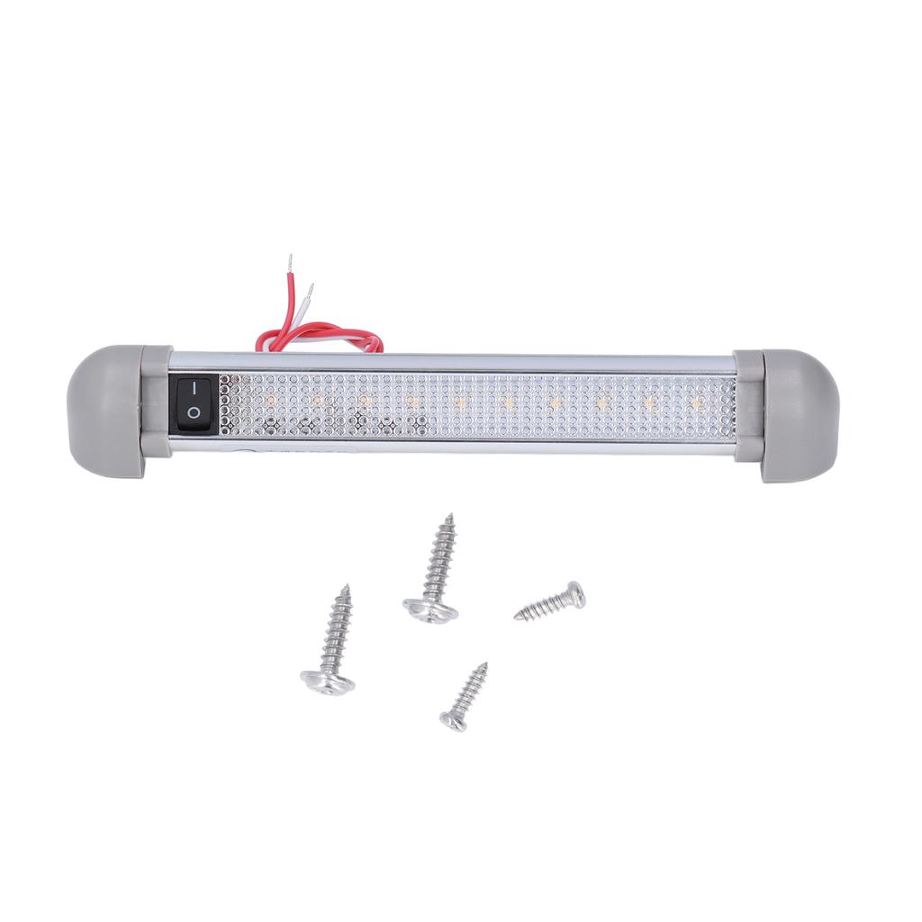 8.9in LED Awning Light Bar DC12V 24V 2W 180 degrees Rotation IP66 Waterproof 720LM ON OFF Switch for RV Boat
