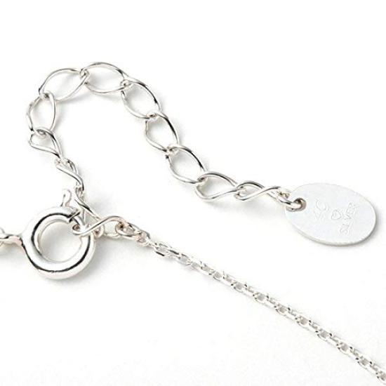 Обернутое серебряное ожерелье Yondoshi Eternal 111514121809 [Набор предметов] 4℃ Женское