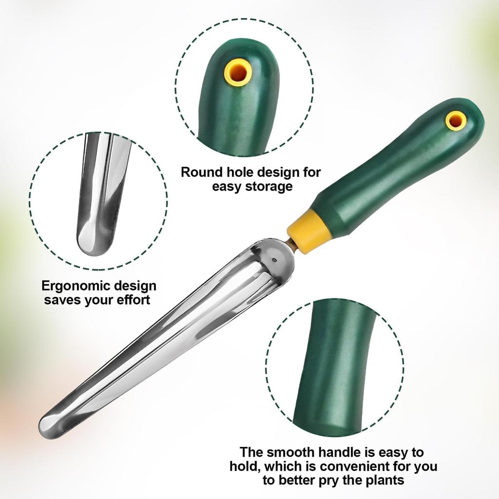 Ручной инструмент для прополки садовых сорняков Ручной инструмент для прополки садовых лопаток Садовые инструменты для садоводства Ручка из нержавеющей стали для удаления сорняков на глубине