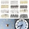 3CM Clock Number High Accuracy Arabic Number Roman Numerals 12/24 Hour Format for DIY Clock Projects