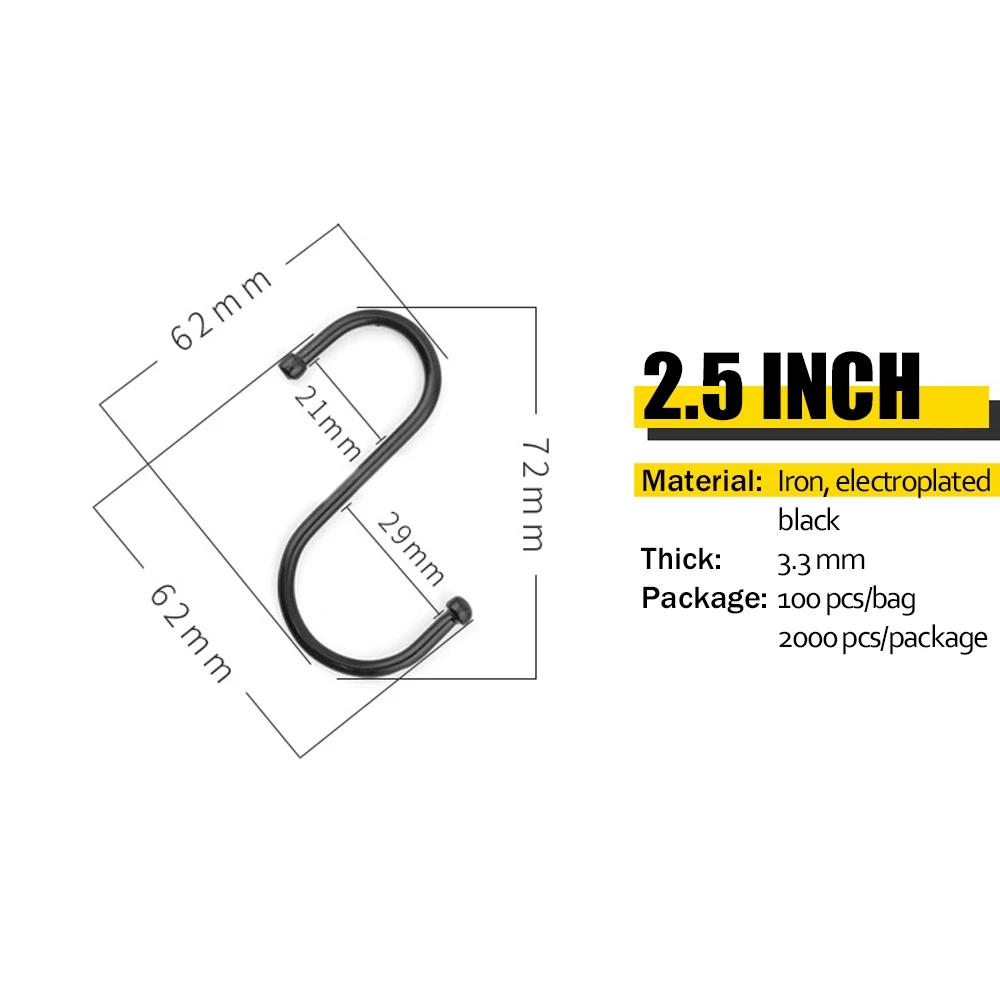 5/10/20 шт S-образный крючок металлический кухонный горшок чашки стойка ванная комната спальня перила вешалка для одежды сумки полотенца растения подвесные S-образные крючки