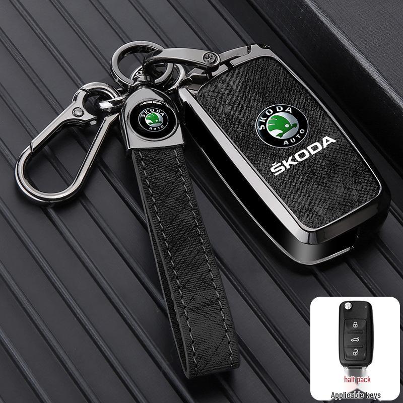 Чехол для ключа Skoda для моделей Octavia, Superb, Kamiq, Scala, Karoq, Yeti