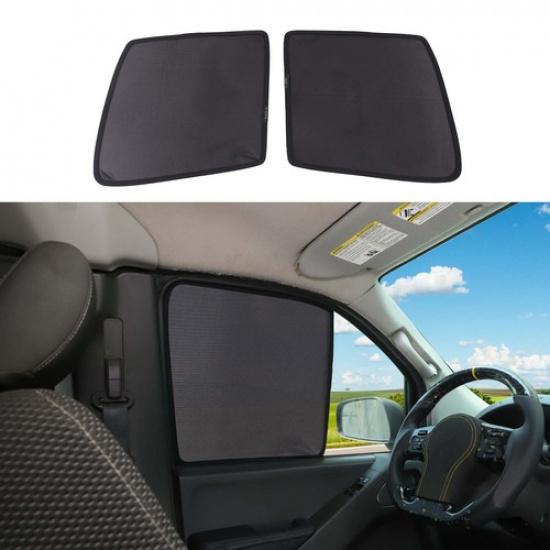 Сетка-экран на передние окна из Memory Steel для Nissan Frontier 2013-