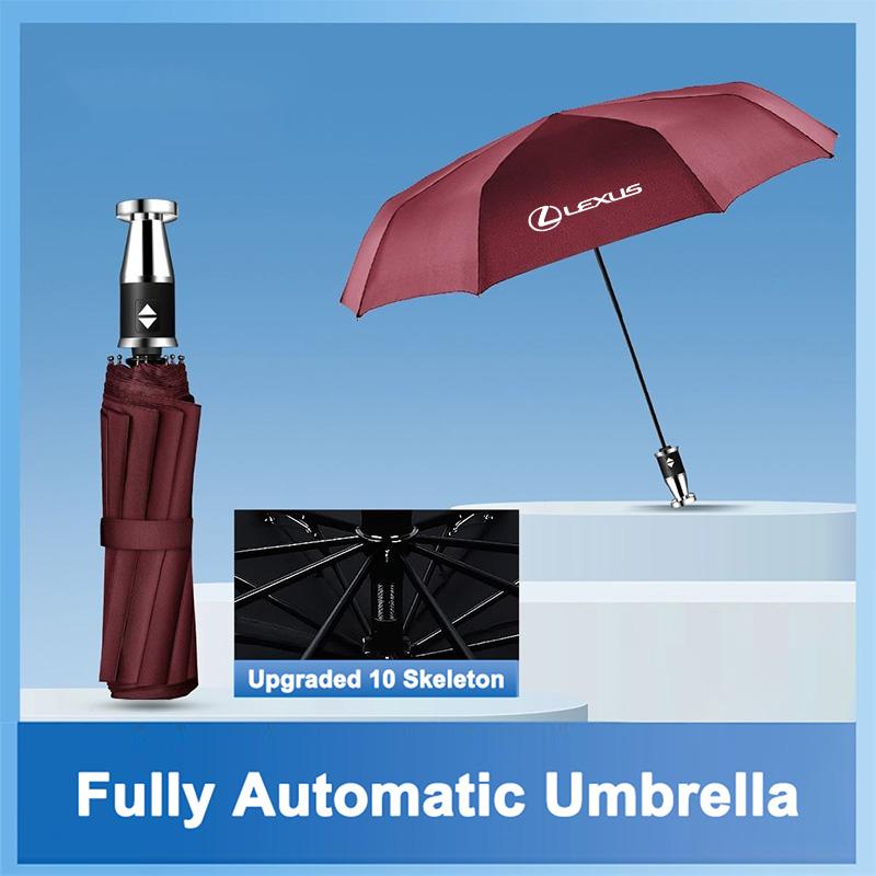 Upgraded Car Portable Automatic Folding Umbrella For Lexus NX ES UX US RC LX GX IS RX 200 250h 350h LS 450h 260h 300h UX200HZ3 