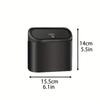 Car Trash Can and Storage Bag, Mini Storage Pouch, Multi-functional Car Seat Back Door with Lid Storage Box