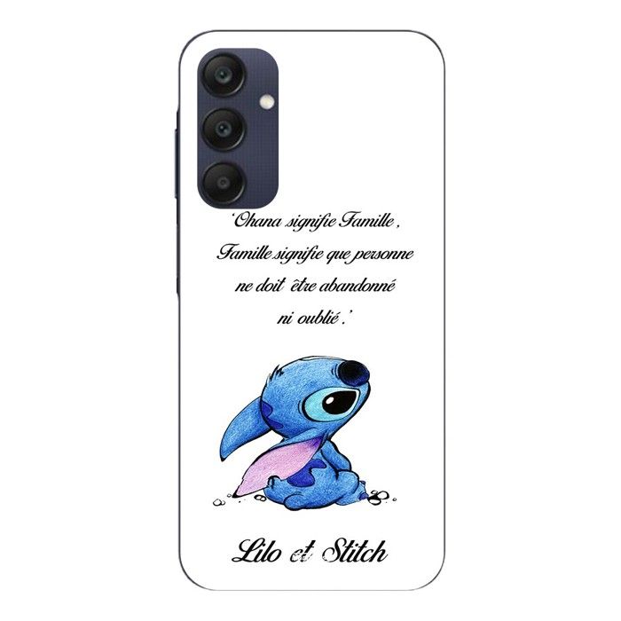 Case For Samsung Galaxy A25 Stitch Lilo Family White Maniacase