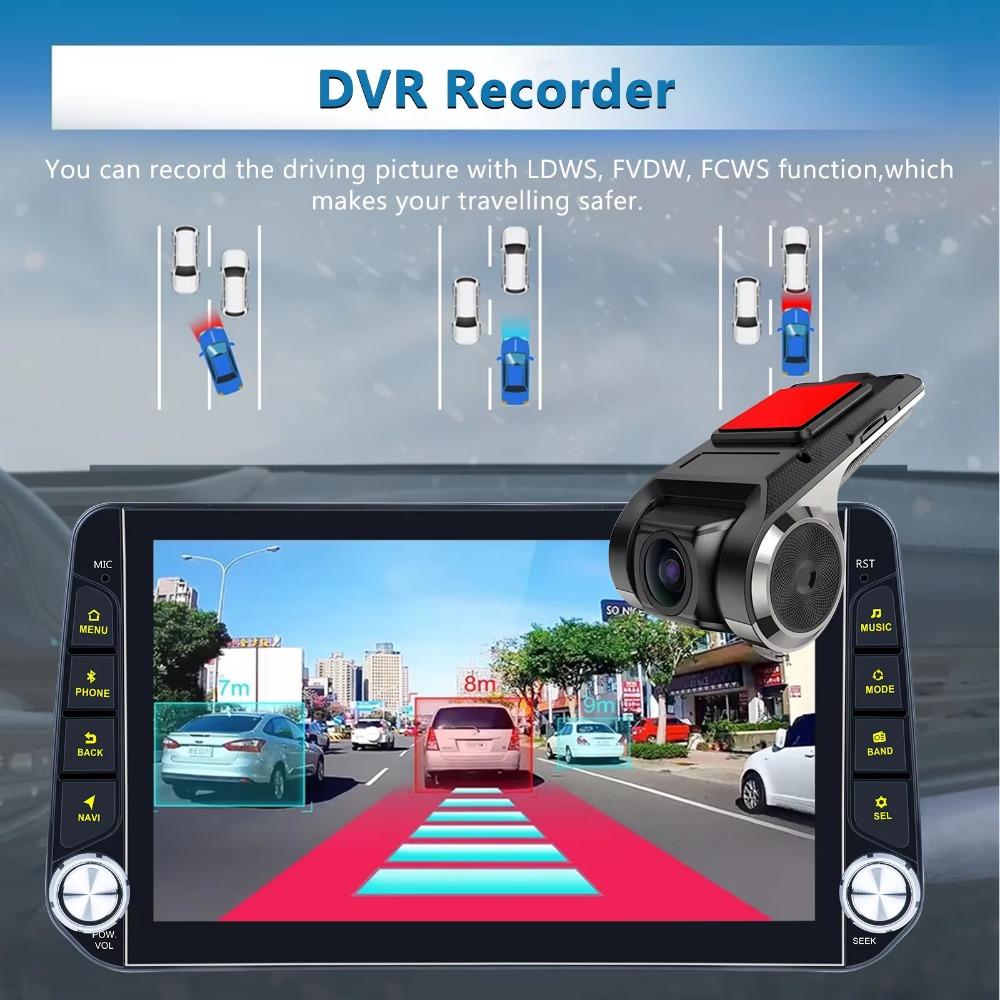 10'' 2din Android Universal Car Radio Stereo Player FM BT GPS WIFI Carplay Android Auto MIrrorlink Reversing Function DVR Record