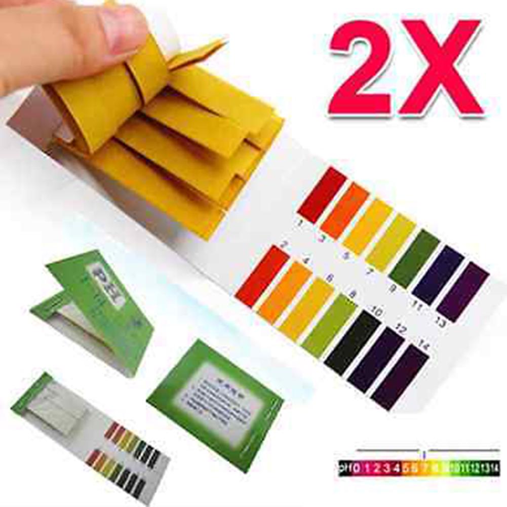 Полный набор для тестирования лакмусовой воды на щелочную кислоту PH, 160 полосок 1-14 контрольной бумаги