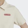 adidas Рубашка поло Originals Trefoil Logo Женские топы Белые HL6578