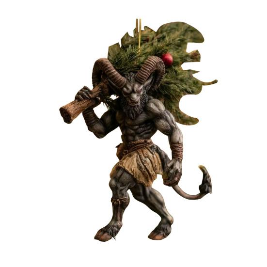 Рождественские украшения Страшный фольклор Рождественская елка Подвесное украшение Ужасы 2D Акриловые украшения для Рождественской елки Праздничное украшение для вечеринки