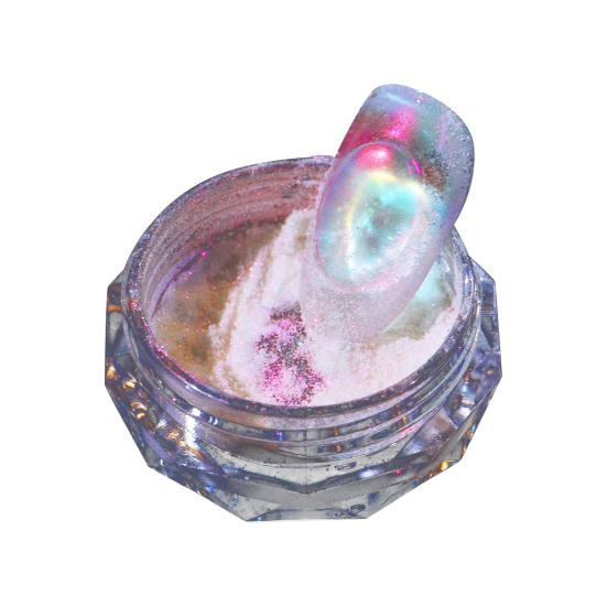 Пигментный порошок для ногтей, гладкая поверхность, высокая насыщенность, с губкой, зеркало красоты, неоновая пыль, хромированный пигмент для дизайна ногтей для домашнего использования