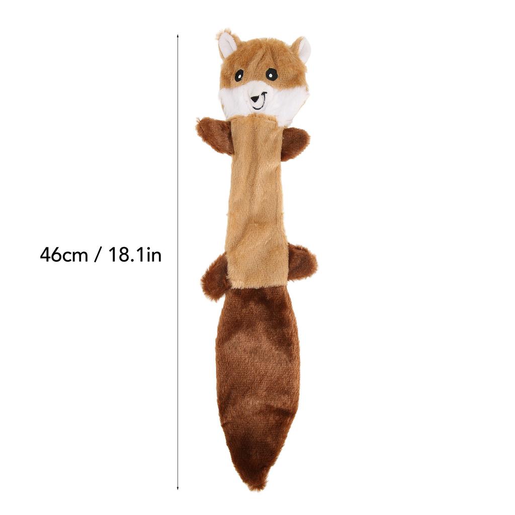Dog Squeaky Raccoon Toys Bite Resistant Safe Plush Dog Teething Toys for Pet Supplies