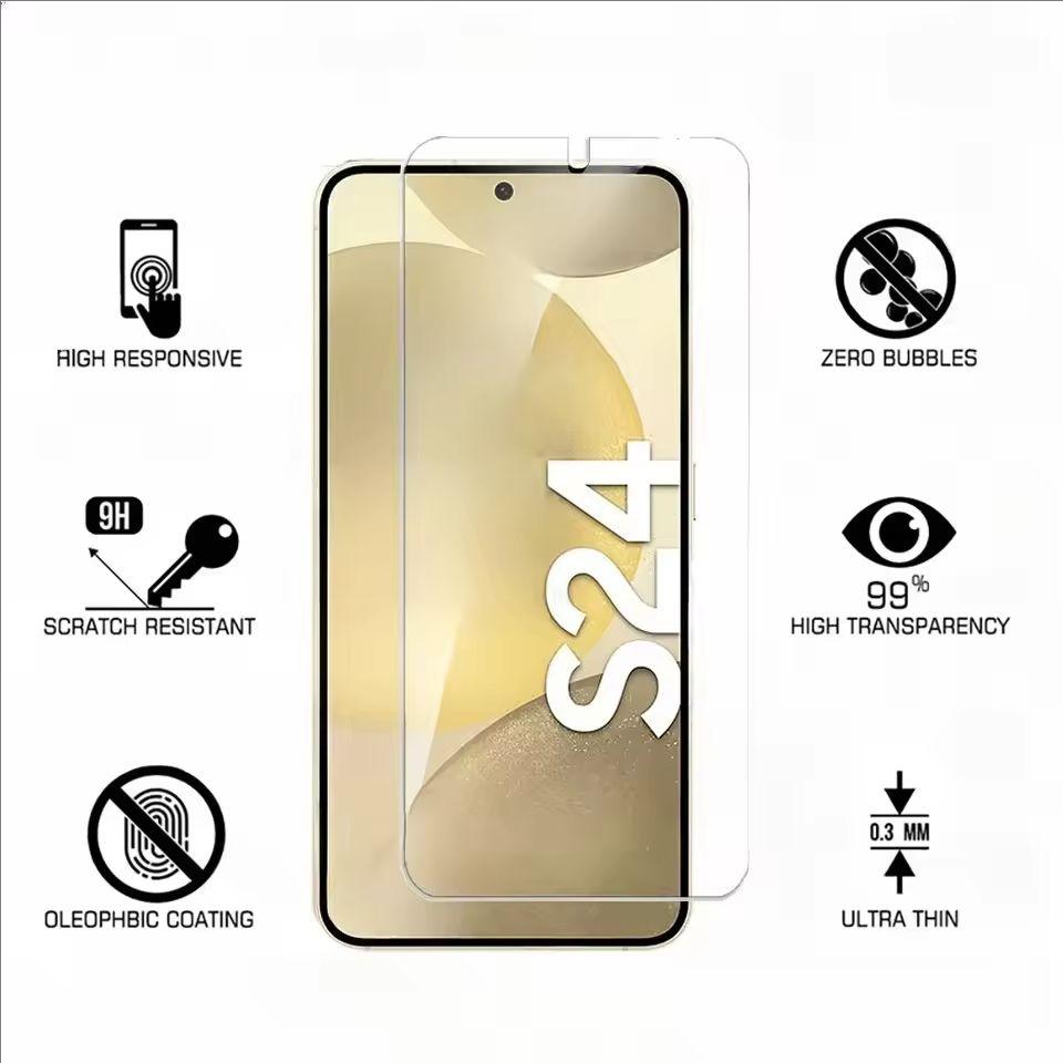 2 шт. защитное стекло для экрана Samsung galaxy S20FE S21FE стекло для Samsung S23FE S24FE закаленная пленка