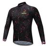 Трикотажные изделия для езды на велосипеде, комплект одежды для велоспорта, мужской/женский черный нагрудник с длинными рукавами, брюки, костюм для велосипедной одежды
