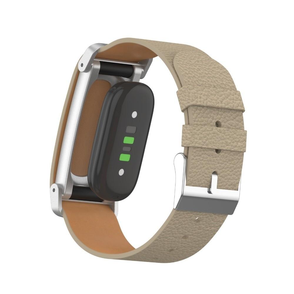 Adjustable Fitness Tracker Strap PU Leather Watch Strap for Google Fitbit Air for Men Women