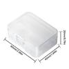 Battery Storage Case for 2pcs 18500 or 3pcs 16340 Batteries Protectors