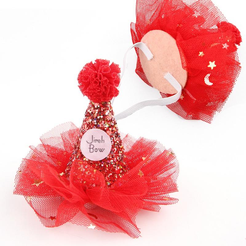 2024 Новый комплект для домашних животных с регулируемой шапкой, воротником для кошек, головной убор, новогоднее украшение, аксессуары для кошек