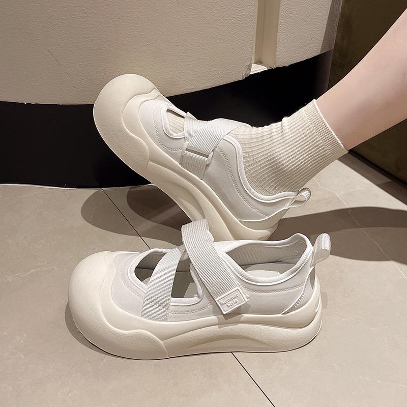 Уродливые милые туфли женские спортивные сандалии Baotou женские летние уличные туфли на толстой подошве повседневные туфли Мэри Джейн