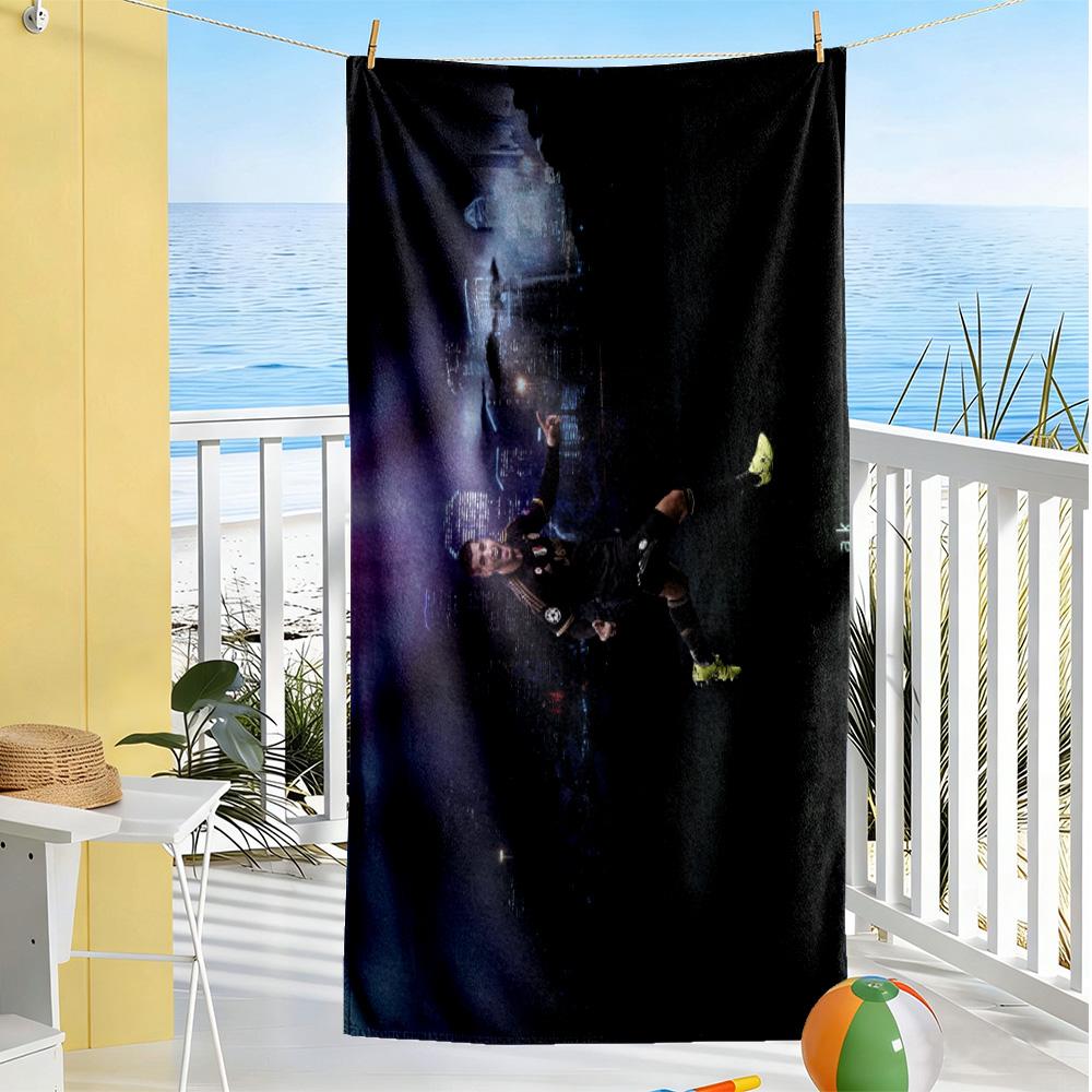 Space Exploration Adventure Beach Towel High Absorbency & Quick-Dry Comfortable Lightweight