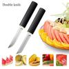 Нож из нержавеющей стали Knight Black Dragon Phoenix Double Knife Mandarin Duck Female Knife Portable High Hardized Fruit Knife