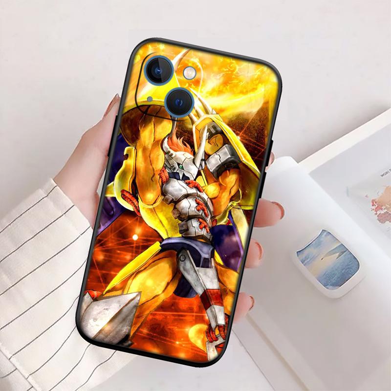 Angel D-Digimons New High-End Shell Phone Case for iPhone 16 15 14 13 12 Pro Max Plus Mini