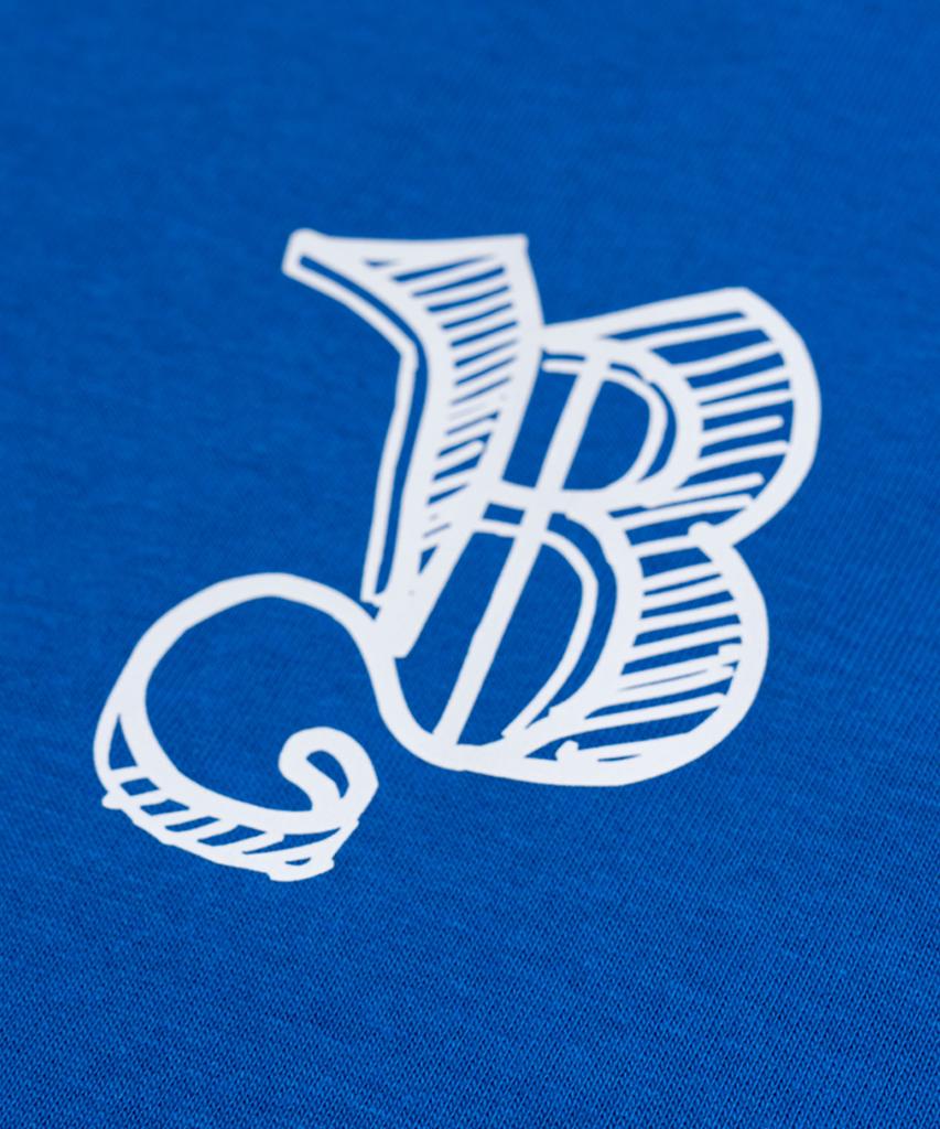 BLACKBLOND Vividi Sketch Logo Лонгслив (синий)