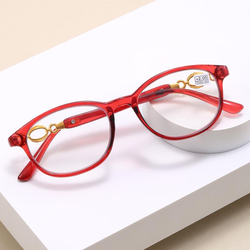 Women Anti-Blue Light Square Reading Glasses Presbyopia Eyeglasses Prescription Spectacles Hyperopia Eyewear