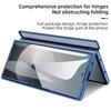 Suitable for Galaxy Z Fold 7/6/5/4 Phone Case WIth Touch Pen&Pen Slot, Full Protector Magnetic Hinge Cover with Glass Film