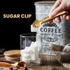 2Pack Rose Handle Sugar Tongs, Vintage Rose Relief Stainless Steel Ice Cube Clips Sugar Tongs Sliver and Gold Small Food Clips for Tea and Coffee