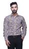 PrintedA  Men ShirtsA  Long Sleeve Printed Button Down Cotton Shirt