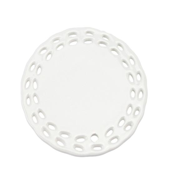 Сублимационное керамическое украшение Белое сублимационное заготовка-украшение Незаконченное рождественское подвесное