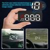 Автомобильный стеклянный HUD Цифровой спидометр Проектор Head Up Display Сигнализация превышения скорости OBD2