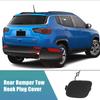 1pcs Plastic Car Rear Bumper Tow Hook Plug Cover Fit for JEEP COMPASS 2017-2023 5UP67RXFAB 5UP67AXRAB