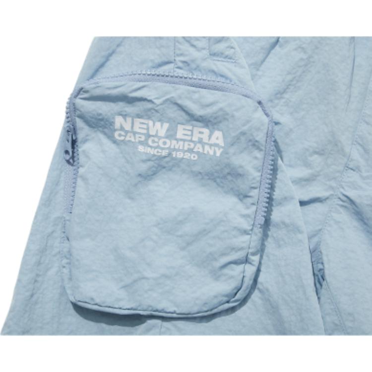New Era SS22 Повседневная рабочая одежда Шнуровка Пятиточечные шорты Унисекс шорты Синий 13095633