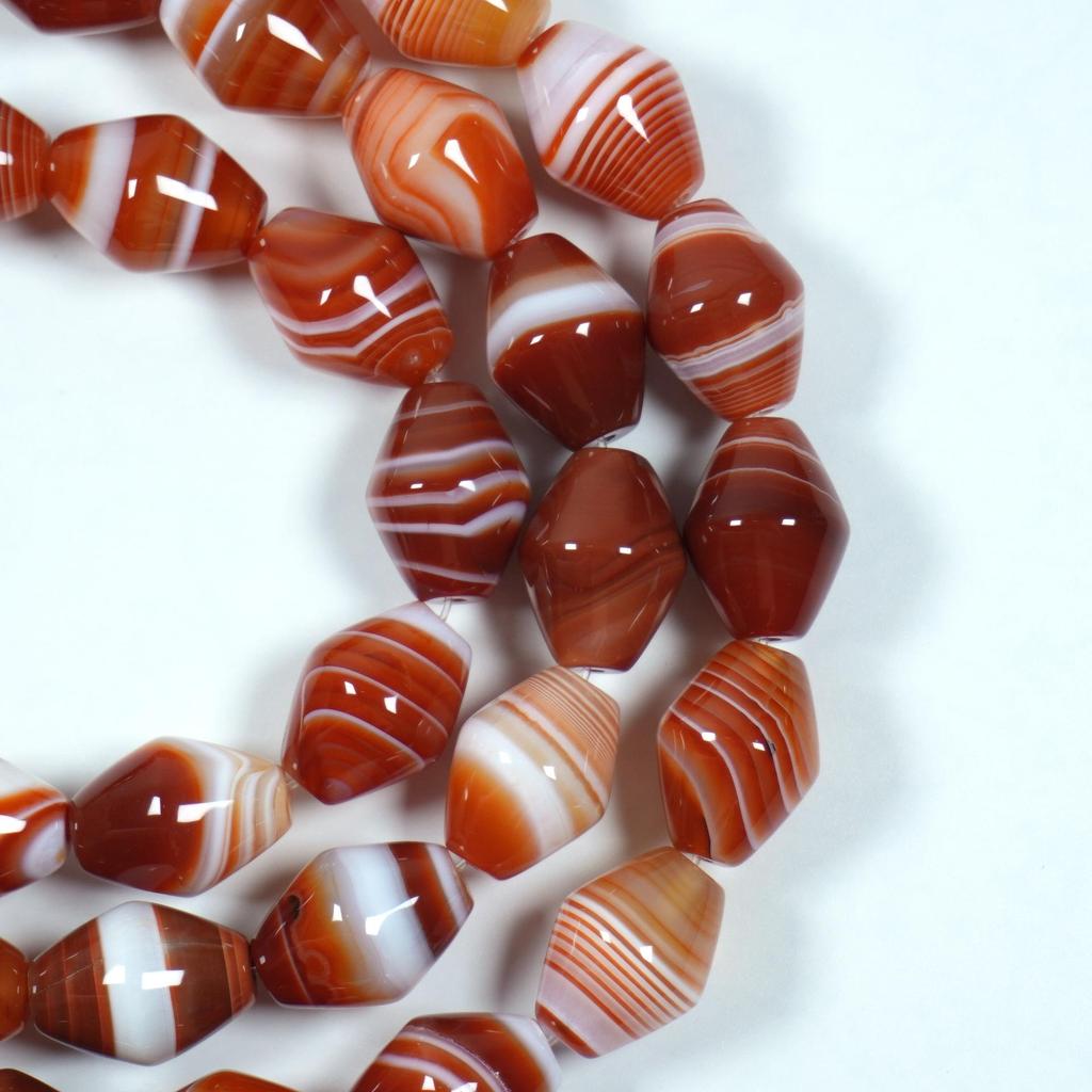 Бусины из натурального красного агата: Ручная работа DIY Аксессуары для браслетов и материалы для подвесок
