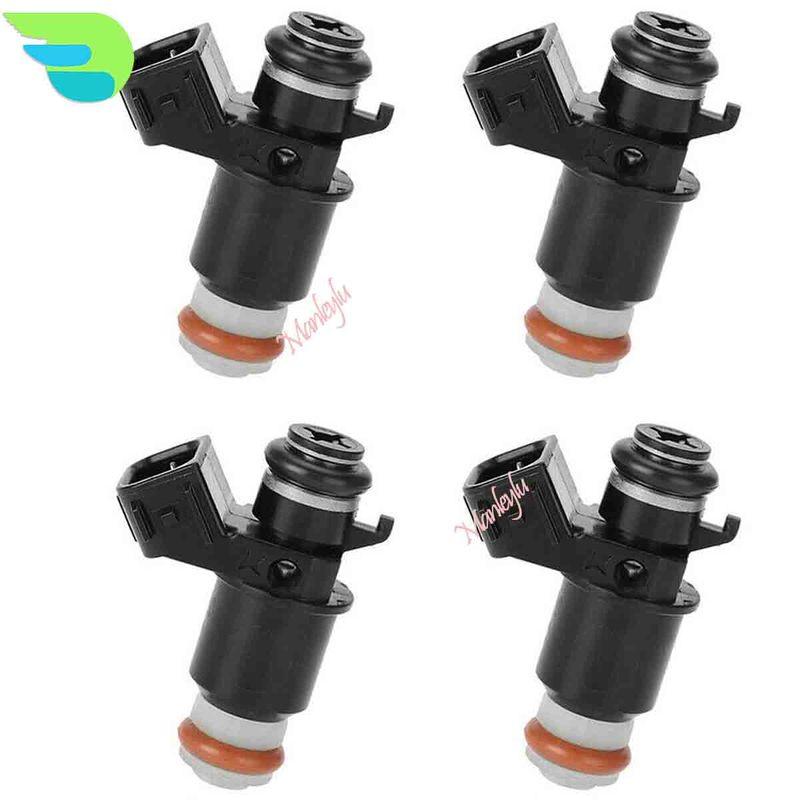 4PCS 16450-PLC-003 16450-PLD-003 Fuel Injectors For Honda Civic 1.7L LX DX HX 16450PLC003 16450PLD003
