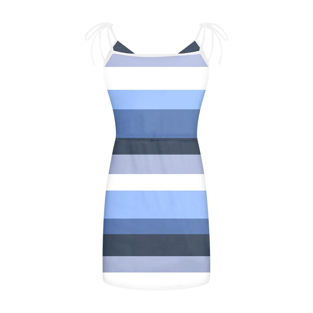 Женское летнее сексуальное платье без бретелек без рукавов с v-образным вырезом и бахромой, пляжное платье от солнца