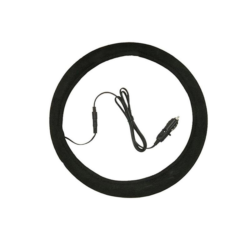 12 В подогреваемый чехол на руль, теплый зимой, универсальный защитный чехол на руль, внешний для автомобилей, грузовиков, фургонов, автомобильных аксессуаров