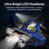 LED Five-Core Headlamp Rechargeable Outdoor Fishing And Mining Lamp With Long Battery Life