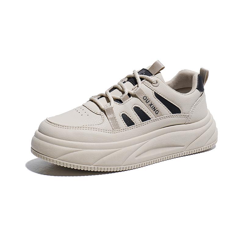 Осенняя легкая обувь Новые Ins Женские студенческие спортивные туфли с подъёмным дном Повседневная обувь Мода