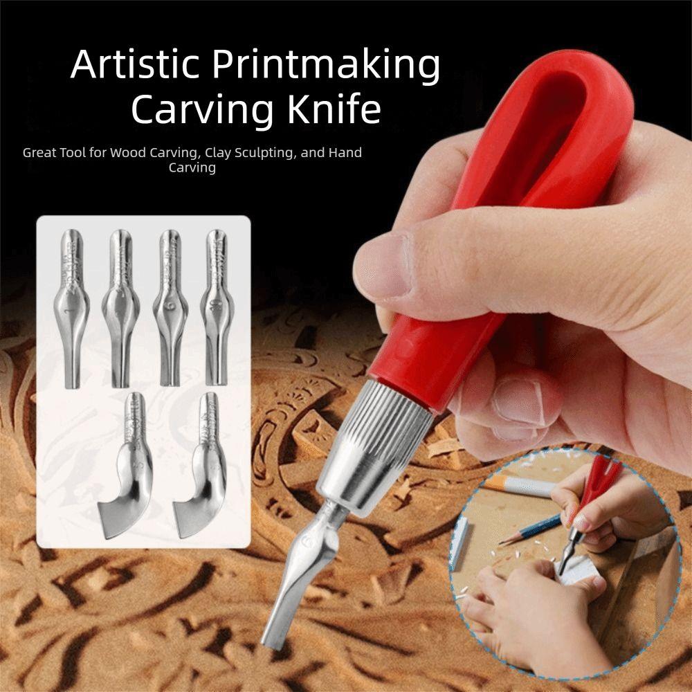 Stamp Maker Art Print Engraving Tools Ergonomic Carving Cutter Tools Art Supplies