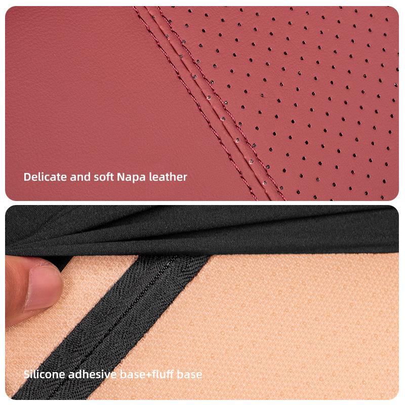 Car Leather Armrest Box Pad Memory Foam Armrest Mat For Mitsubishi Eclipse Lancer Outlander Pajero ASX Colt I200 Space Triton Ex