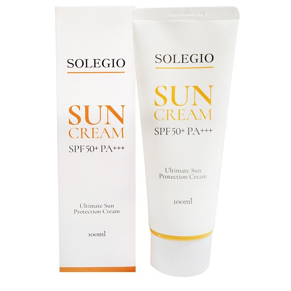 Солнцезащитный крем Solegio SPF50+ PA+++ Солнцезащитный крем Unisys 100 мл x 2 шт.