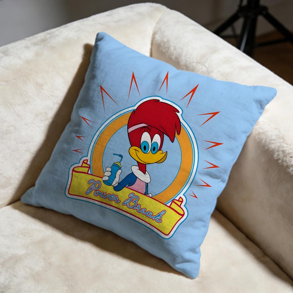 Trendy WWoody Woodpeckered Cushion Cover Soft Decorative Pillow Case Suitable for Bedroom Sofa Car Travel Use