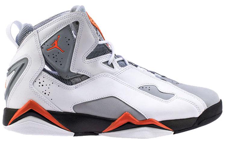 Men's Sneakers Jordan True Flight White Orange Grey White/Total Orange-Wolf Grey