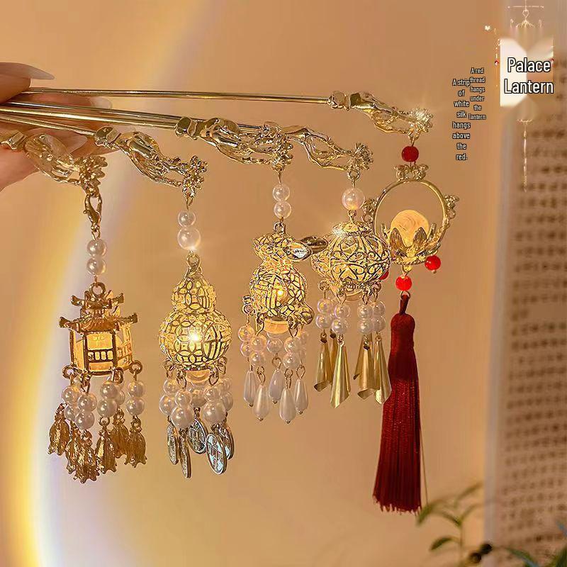 Заколка для волос с кисточкой в виде лотоса: Универсальное украшение для волос в стиле феи